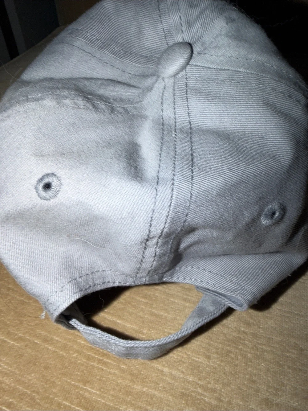 Anthropologie Tokyo Embroidered Baseball Cap - Light Gray